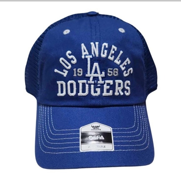 Los Angeles Dodgers Hat MLB Baseball Cap Adult Adjustable Trucker - Picture 1 of 4